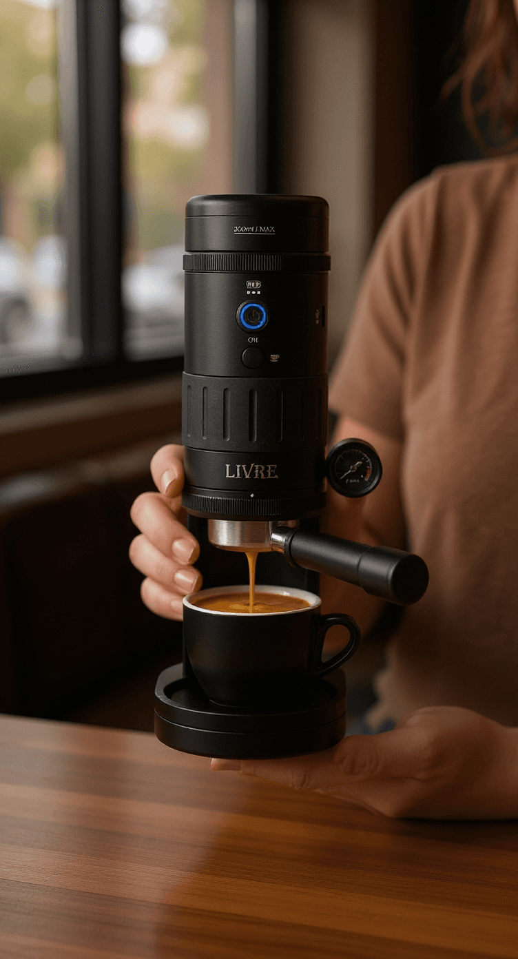Coffee gadget Ad Factory still
