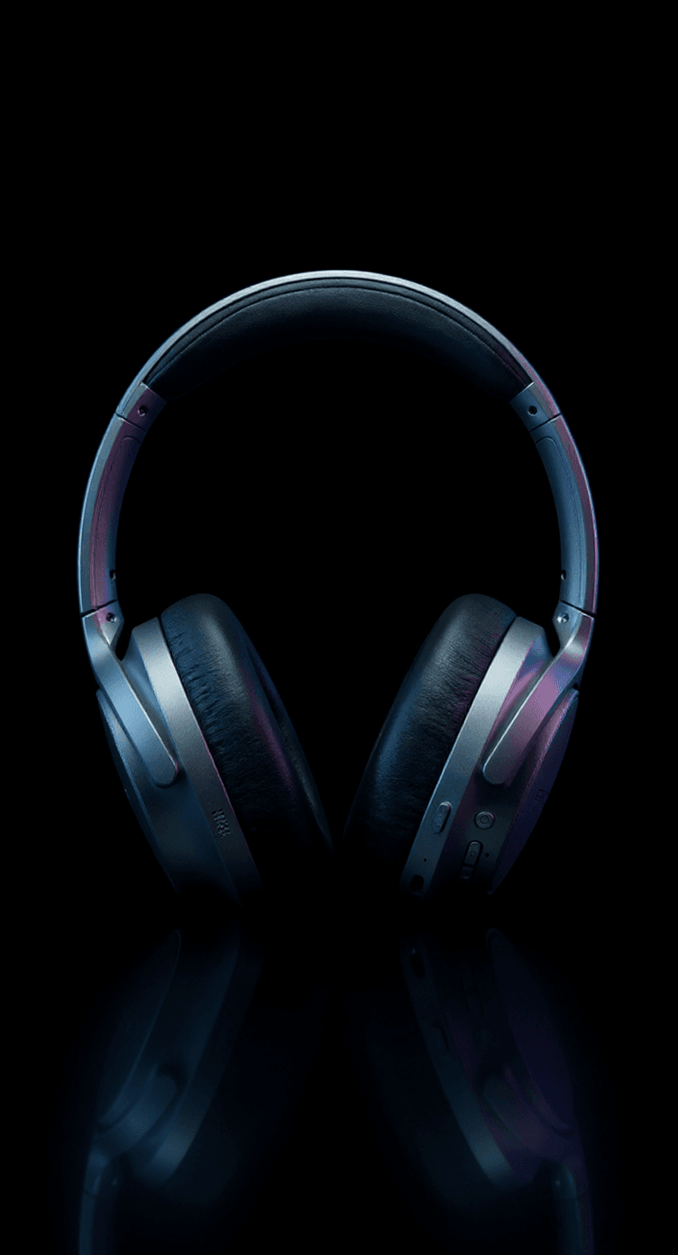 Headphones Ad Factory still