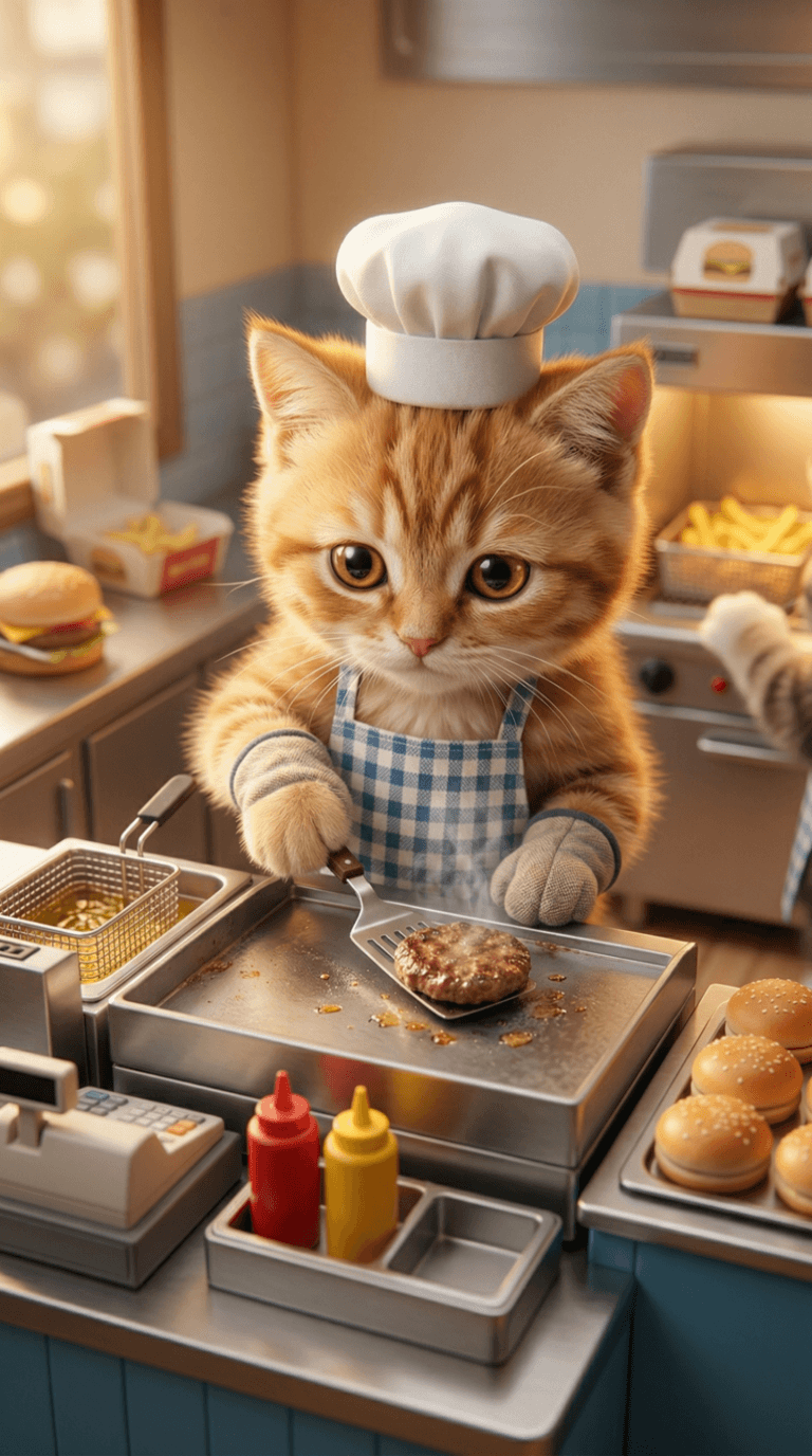AI AI Animation: Kittens Kitchen