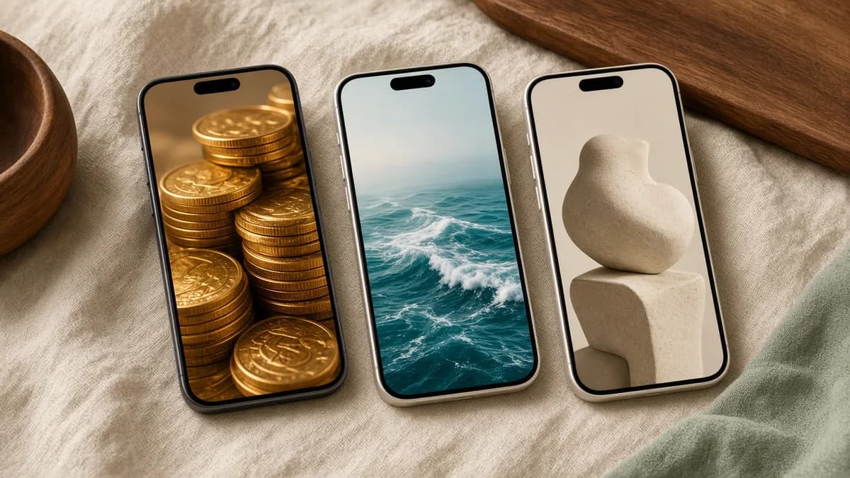 Three smartphones in a row showing different 9:16 stills for a short-form tool ranking.
